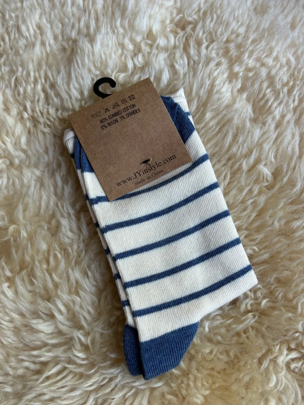 NWT Striped Cotton Socks
